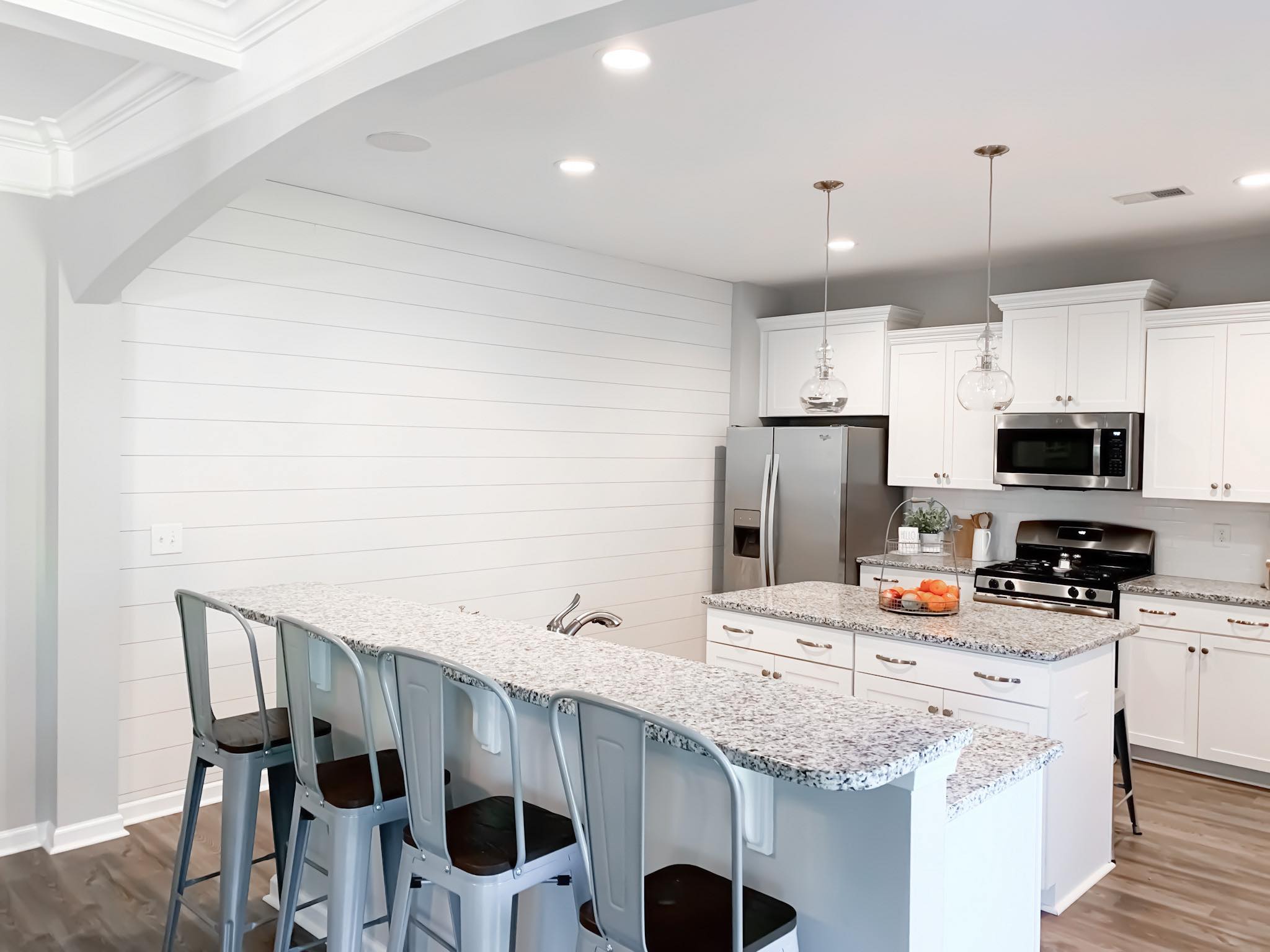 Simple Do It Yourself Faux Shiplap Wall