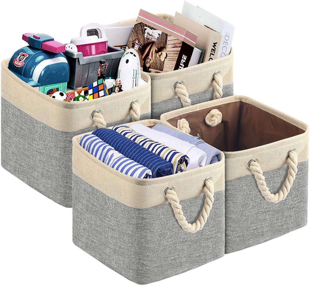 15 Best Beautiful Organizational Items For Your Home - canvas bins