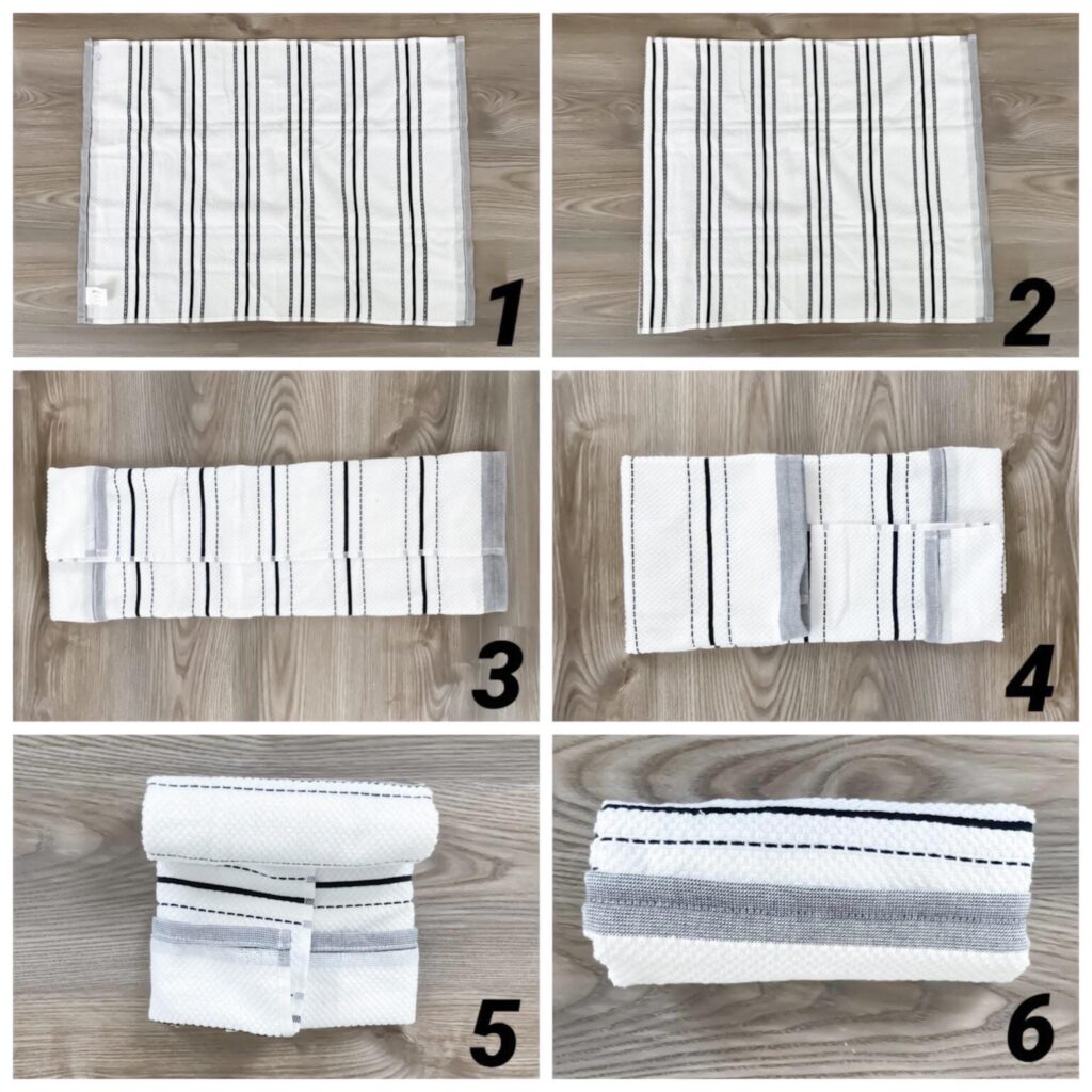 How To Declutter Kitchen Towels & Dish Cloths