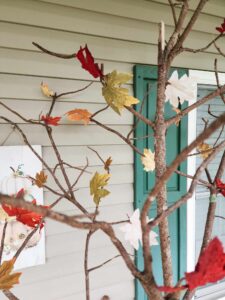 faux fall leaves
